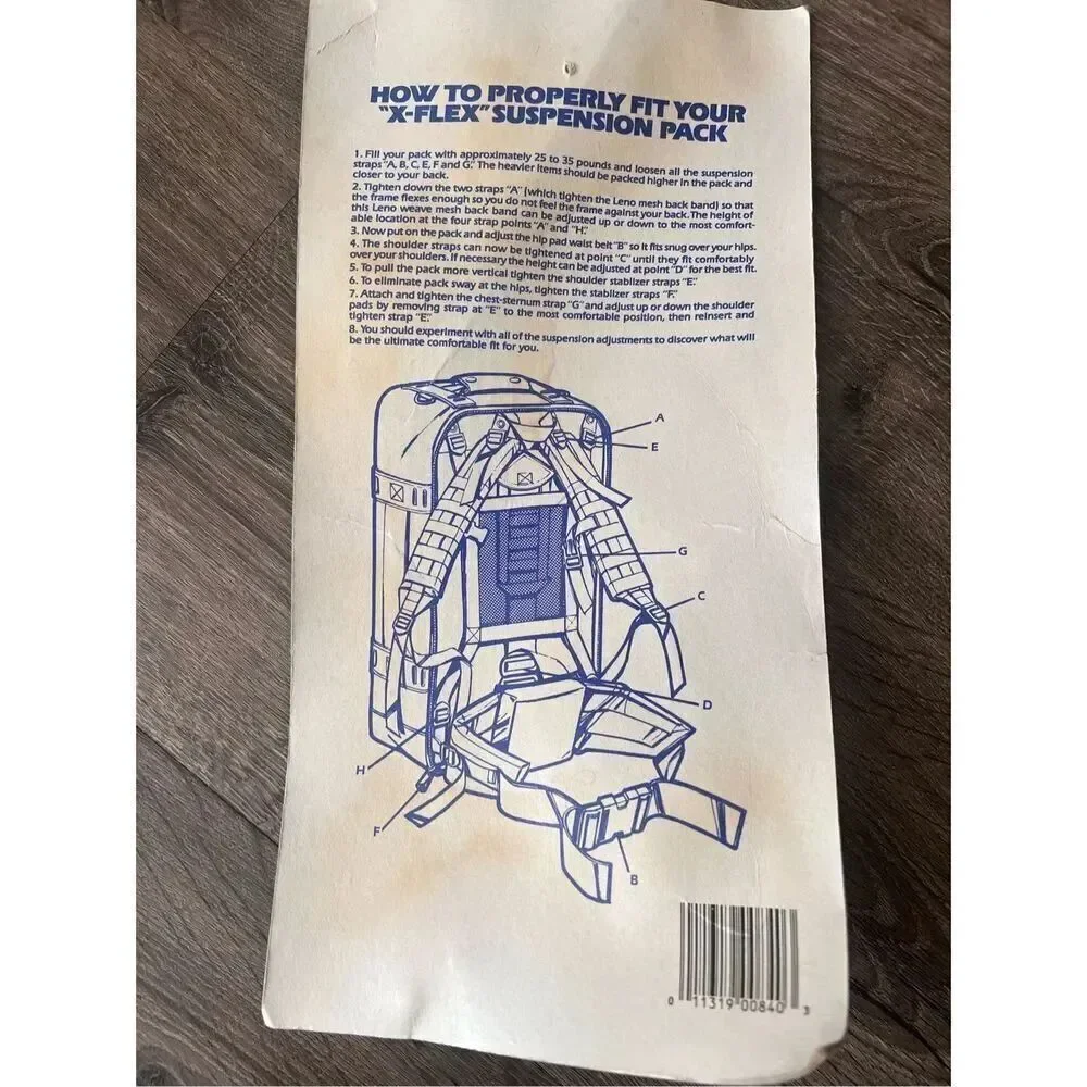 Stansport DELUXE Adirondack internal Frame  BACK Country Backpack